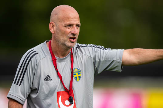 Assistant coach Magnus Wikman of the Swedish women's