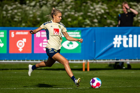 Amanda Nildén of the Swedish women's national football team