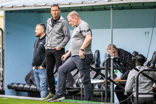 Trelleborgs tränare Kristian Haynes och Malmö FFs