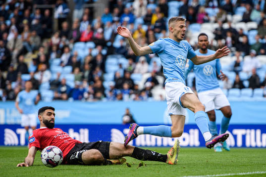 Trelleborgs Mouhammed-Ali Dhaini och Malmö FFs Patriot