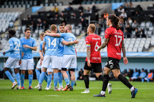 Trelleborgs Jesper Modig och Isak Jönsson deppar