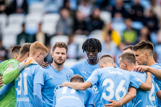 Malmö FFs Lasse Nielsen och Ismael Sidibe