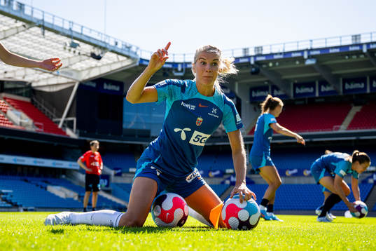 Ada Hegerberg of the Norwegian women's national football