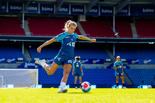 Ada Hegerberg of the Norwegian women's national football