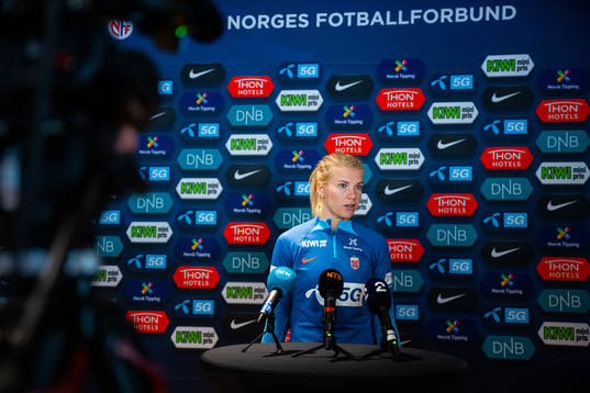 Ada Hegerberg of the Norwegian women's national football