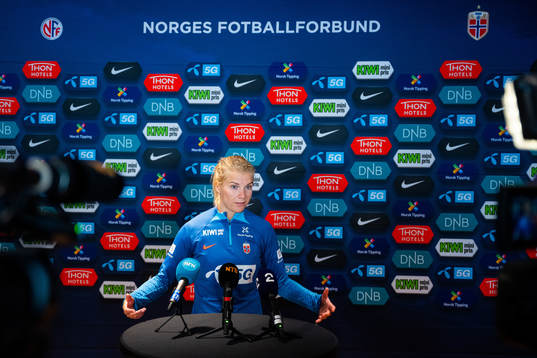 Ada Hegerberg of the Norwegian women's national football