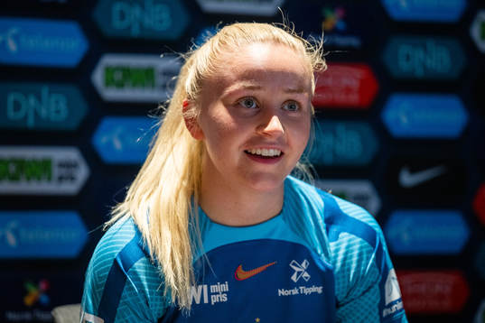 Anna Jøsendal of the Norwegian women's national football