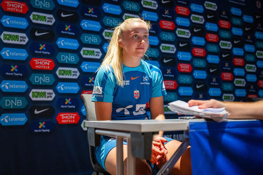 Anna Jøsendal of the Norwegian women's national football