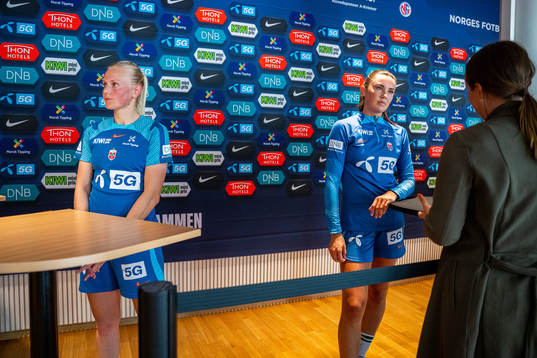 Karina Sævik and Ingrid Syrstad Engen of the Norwegian