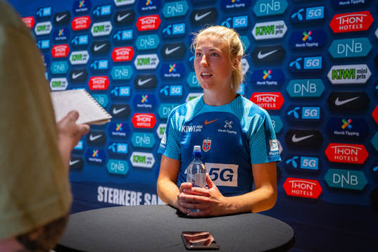 Sophie Román Haug of the Norwegian women's national