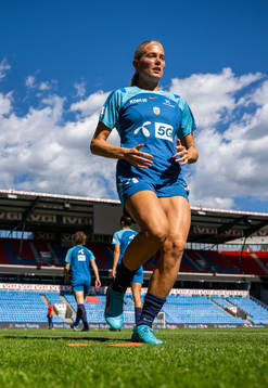 Guro Bergsvand of the Norwegian women's national football