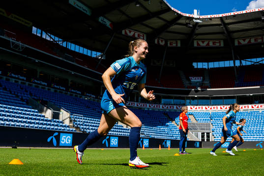 Elisabeth Terland of the Norwegian women's national