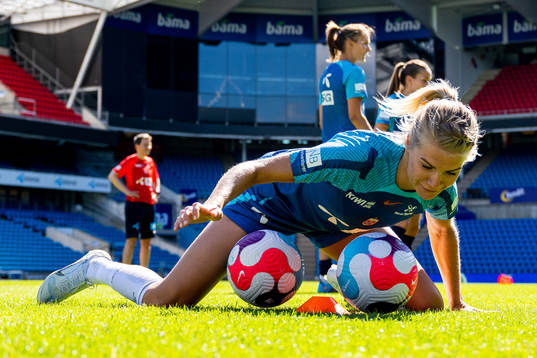 Ada Hegerberg of the Norwegian women's national football