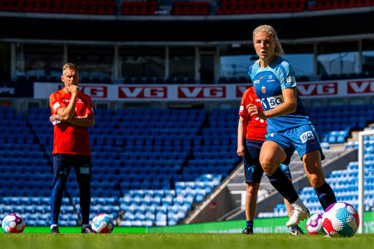 Sophie Román Haug of the Norwegian women's national