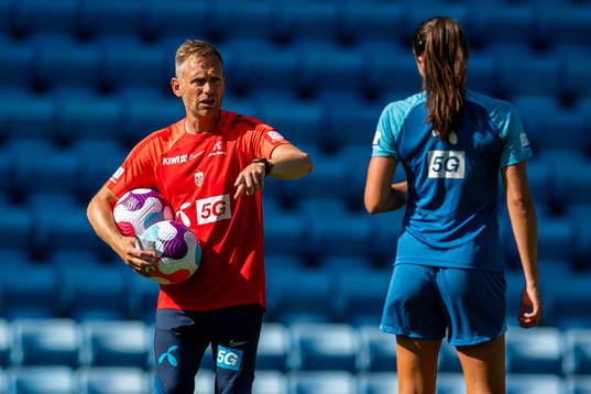 Martin Sjögren, head coach of the Norwegian women's