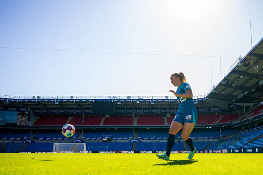 Anna Jøsendal of the Norwegian women's national football