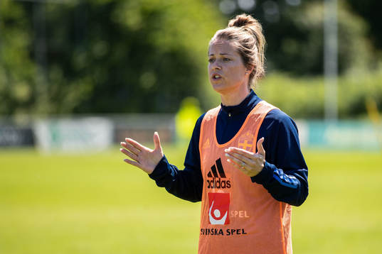 Tränare Johanna Almgren