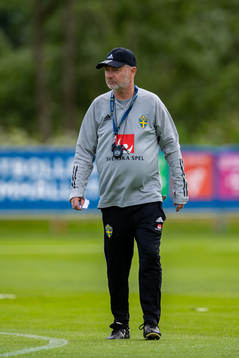 Peter Gerhardsson, head coach of Sweden