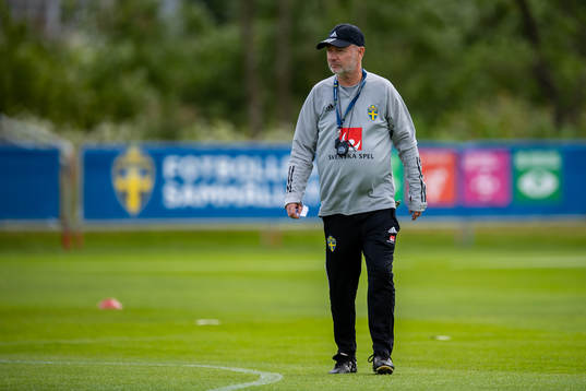 Peter Gerhardsson, head coach of Sweden