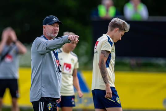 Peter Gerhardsson, head coach of Sweden