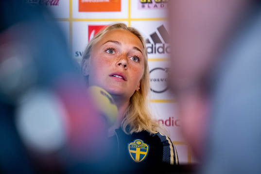 Hanna Bennison of the Swedish women's national football team
