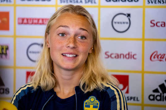Hanna Bennison of the Swedish women's national football team