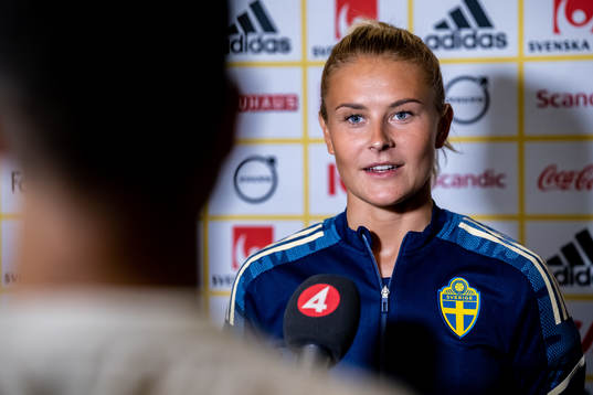 Amanda Nildén of the Swedish women's national football team
