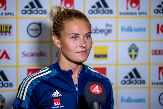Amanda Nildén of the Swedish women's national football team