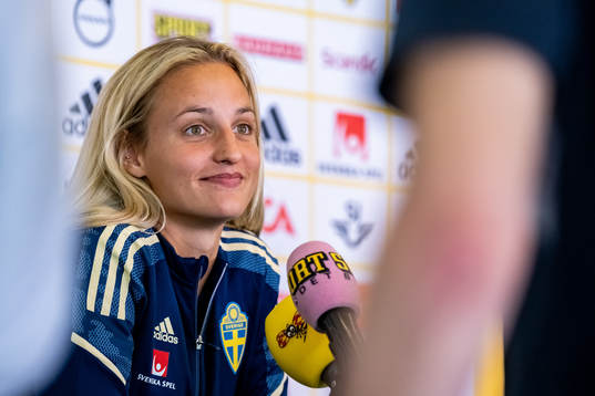 Nathalie Björn of the Swedish women's national football