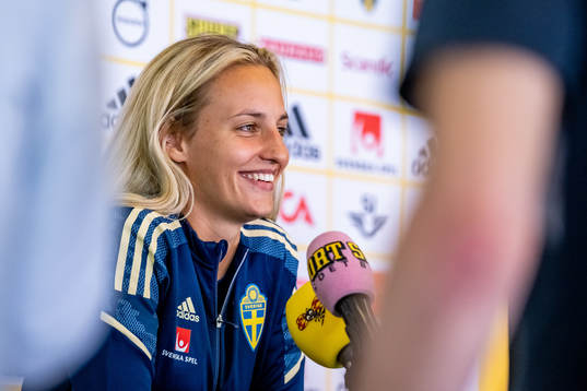 Nathalie Björn of the Swedish women's national football