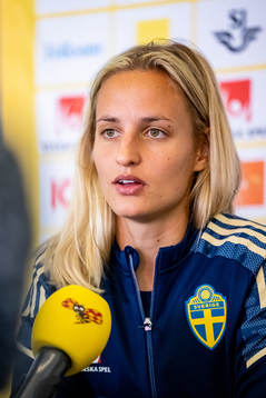 Nathalie Björn of the Swedish women's national football