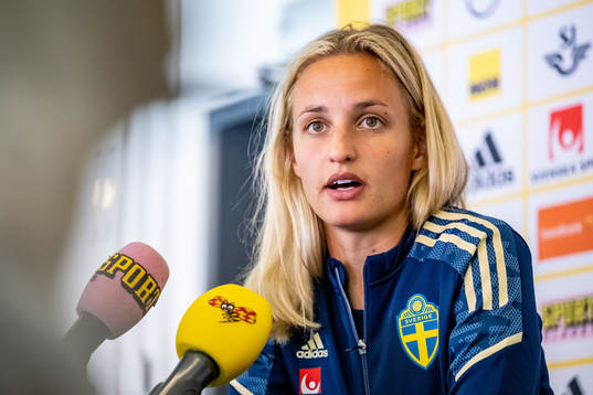 Nathalie Björn of the Swedish women's national football