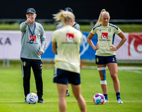 Peter Gerhardsson, head coach of Sweden