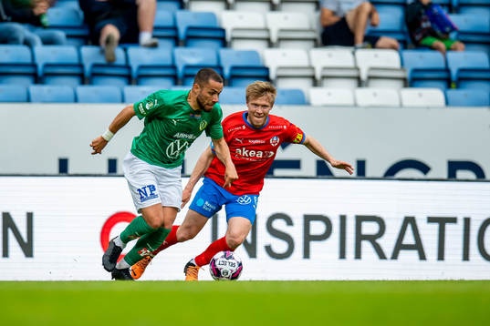 Jönköpings Malkolm Moenza och Helsingborgs Andreas