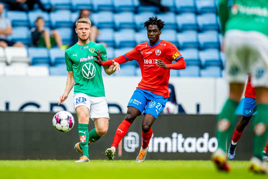 Jönköpings Daniel Ljung och Helsingborgs Benjamin Acquah