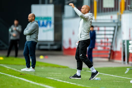 Helsingborgs tränare Mattias Lindström