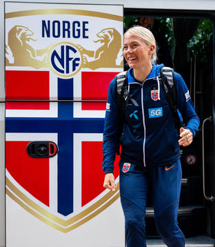 Guro Bergsvand of the Norwegian women's national football