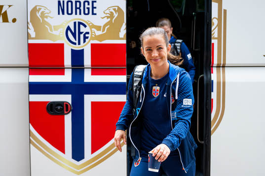 Tuva Hansen of the Norwegian women's national football team