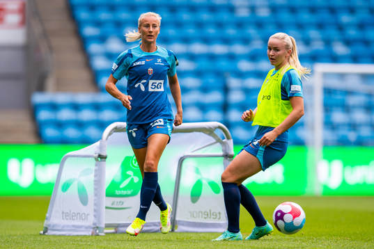 Anja Sønstevold and Anna Jøsendal of the Norwegian