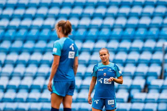Guro Reiten of the Norwegian women's national football team