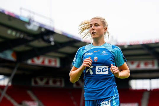 Sophie Román Haug of the Norwegian women's national