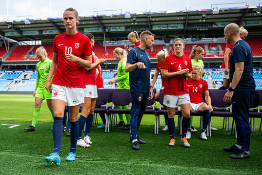 Caroline Graham Hansen of the Norwegian women's national