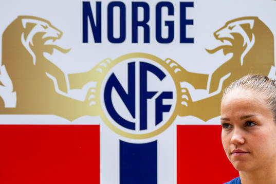 Guro Reiten of the Norwegian women's national football team