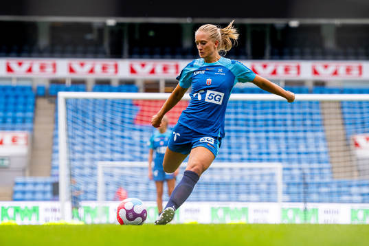 Amalie Eikeland of the Norwegian women's national football