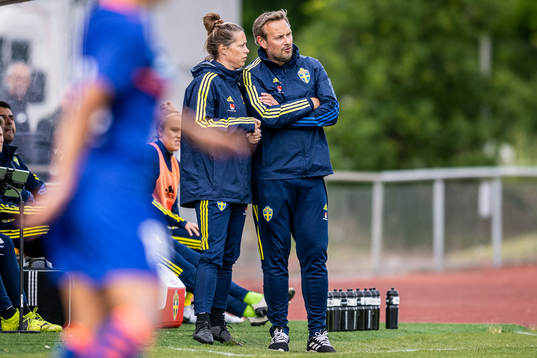Johanna Almgren, assistant head coach and Martin Möller,