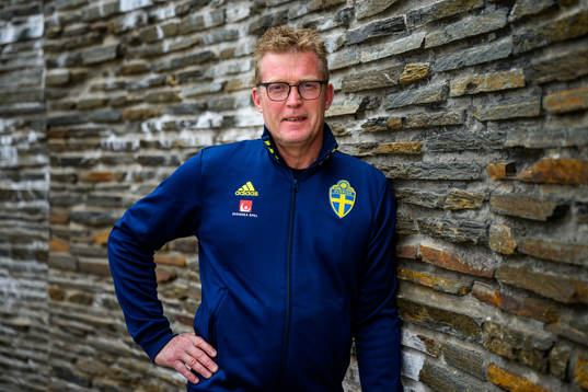 Leif Troedsson, goalkeeper coach poses for a portrait