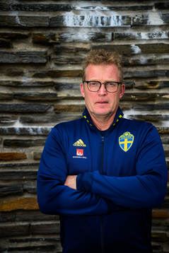 Leif Troedsson, goalkeeper coach poses for a portrait