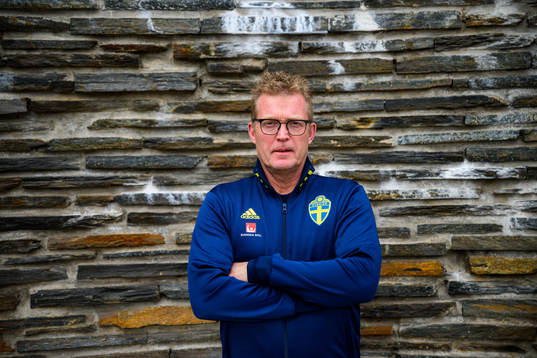 Leif Troedsson, goalkeeper coach poses for a portrait