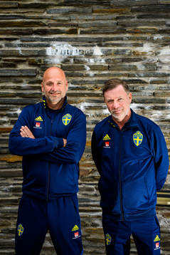 Magnus Wikman, assistant coach and Peter Gerhardsson, head