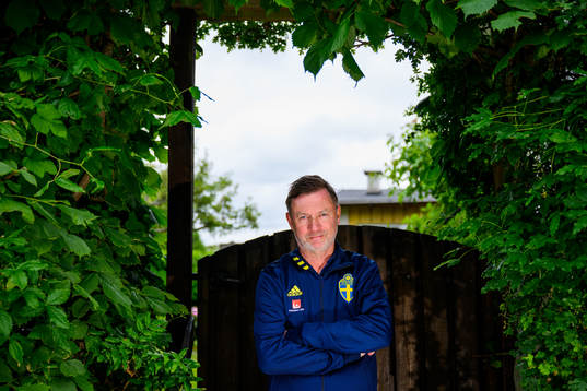 Peter Gerhardsson, head coach poses for a portrait